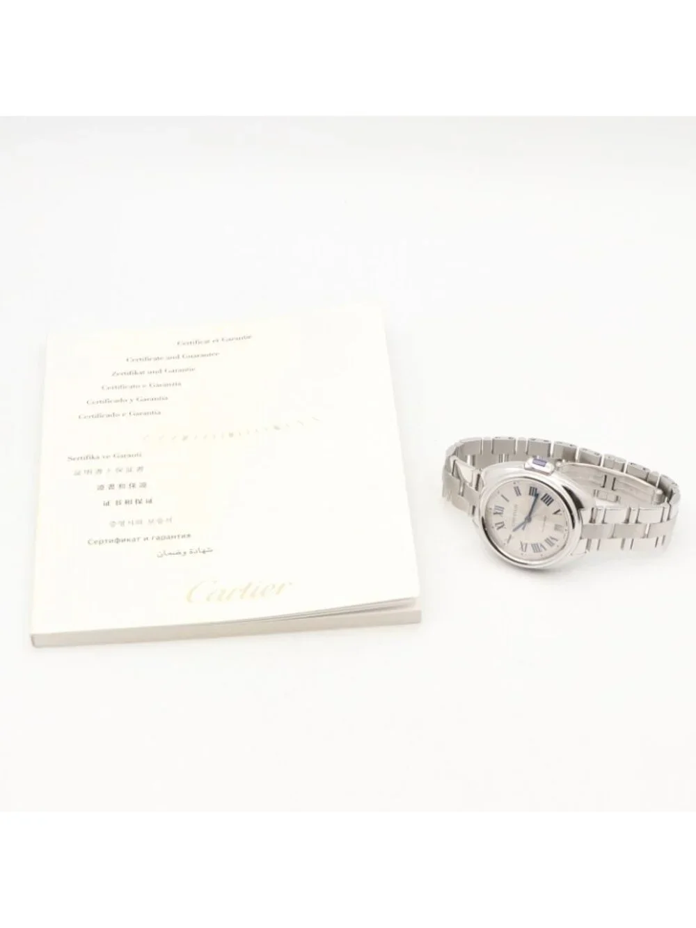 Cartier Watch Cles de Silver Stainless Steel
